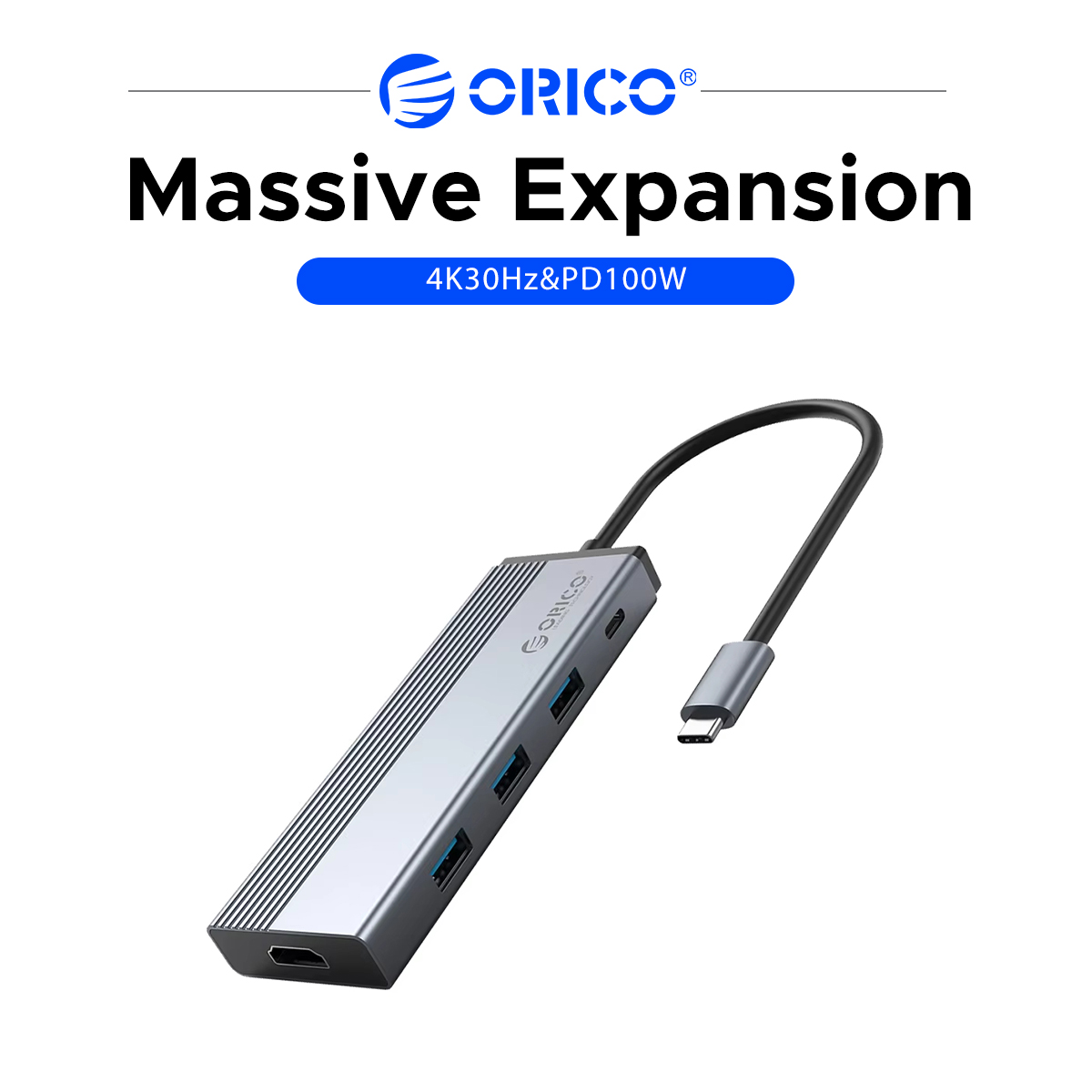 Home Office For Mac - ORICO Hub USB C 5 in