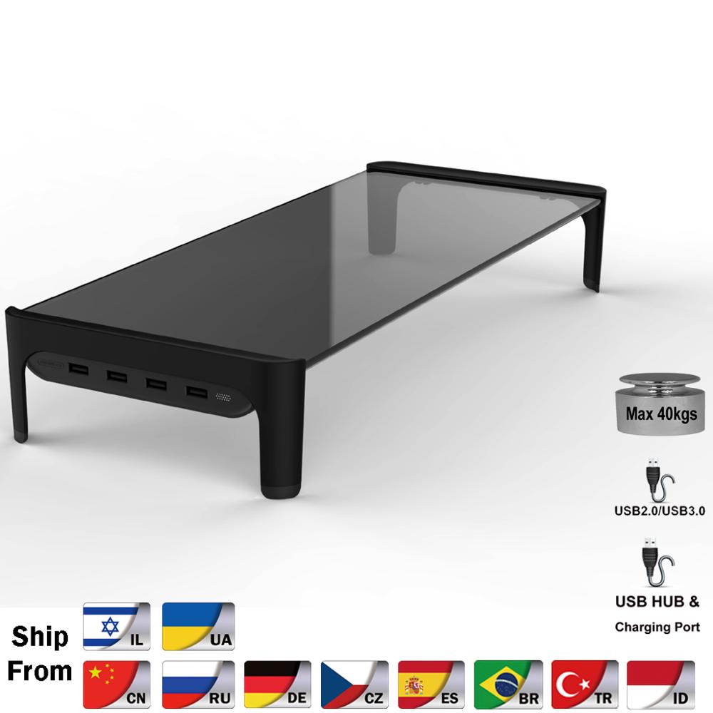 Monitor Riser Stand - Monitor da tavolo Supporto per laptop