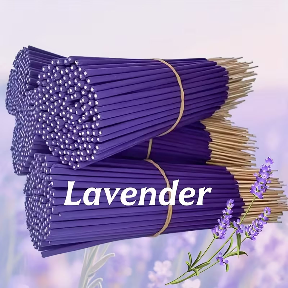 Home Office Yoga Room - Bastoncini d'incenso premium all'aroma di lavanda,