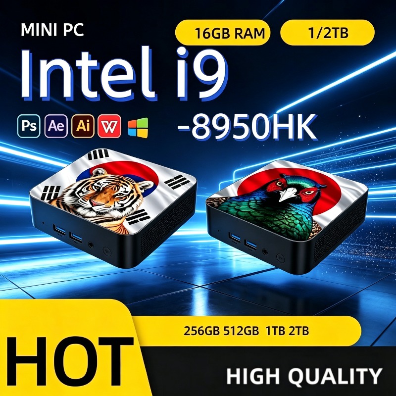 Home Office Windows 11 - Mini PC Desktop Compatto Intel Core