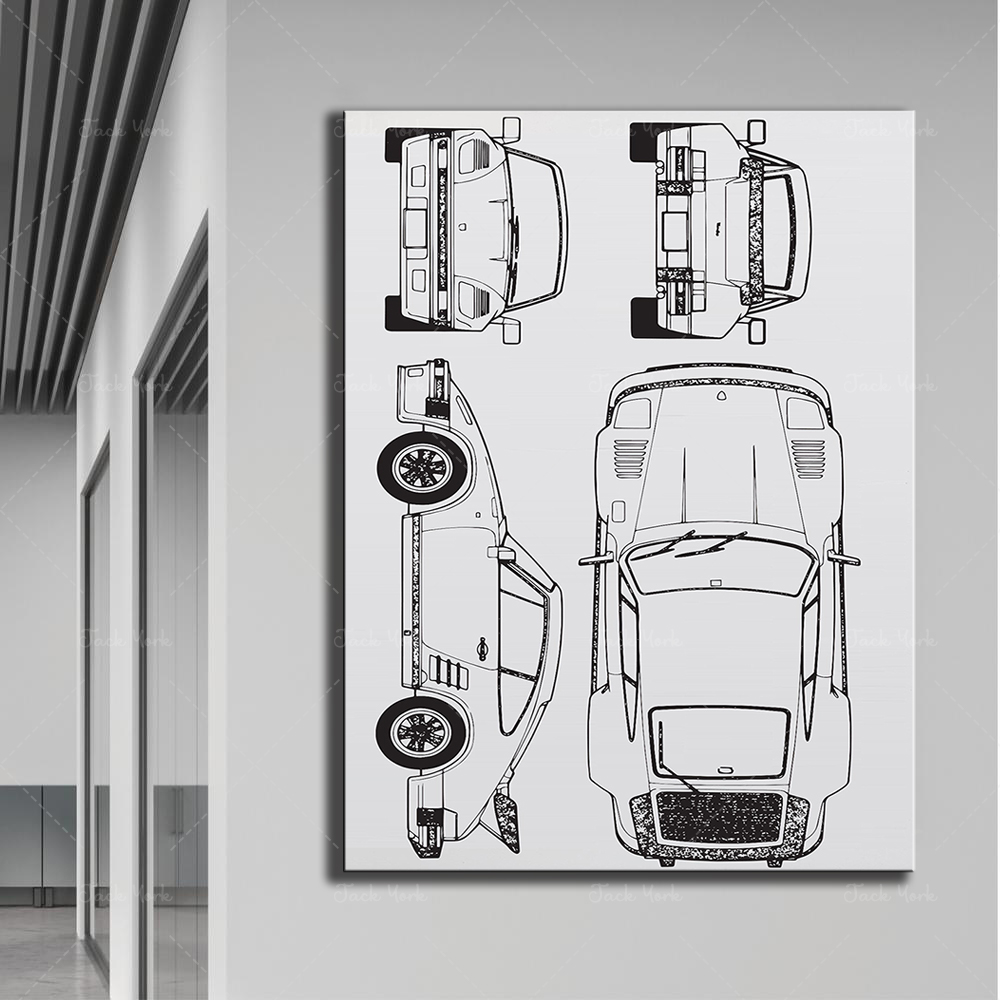 Home Office York - Regalo per lui Auto d'epoca |