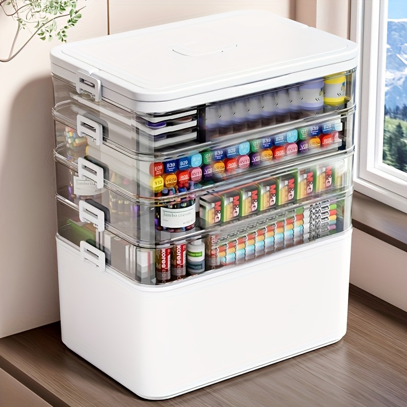Home Office Ideas - Scatola portaoggetti multifunzionale a più strati