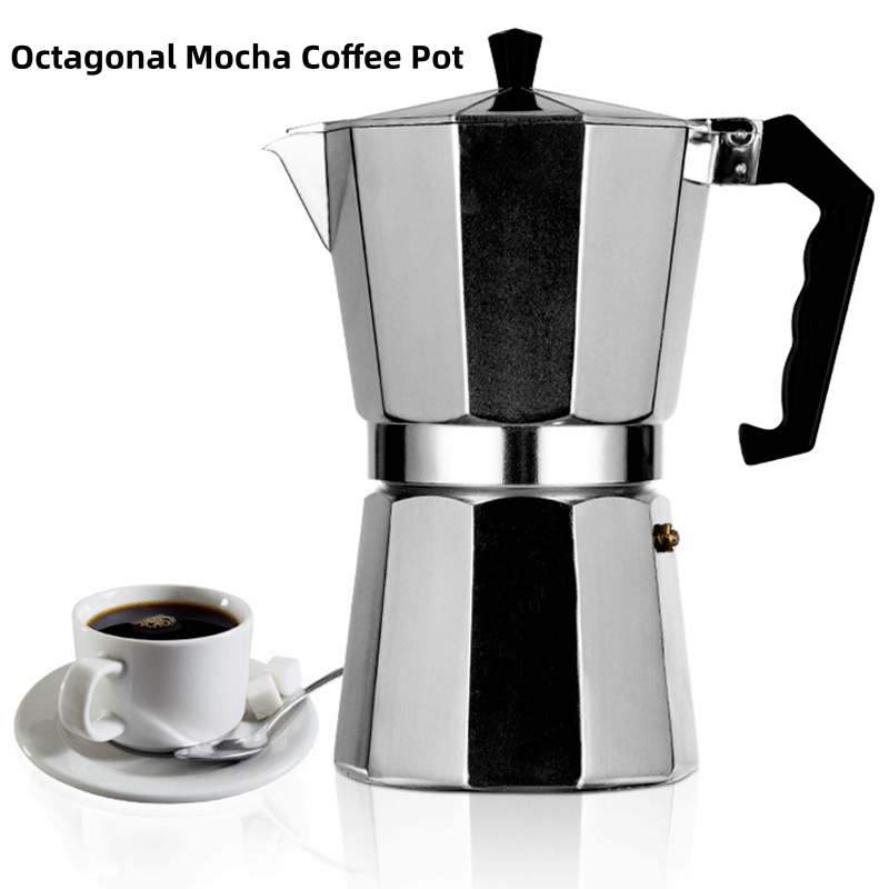 Home Office Moka - Bollitore per caffè in alluminio Latte