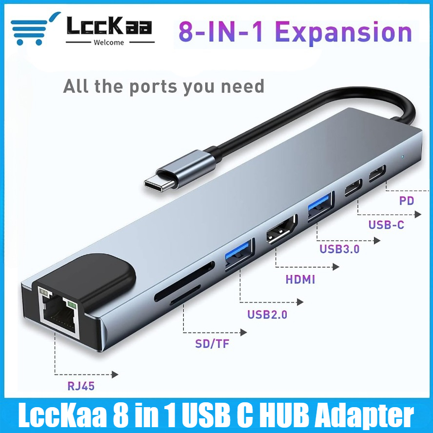 Home Office For Mac - Hub USB C 8/7 in 1