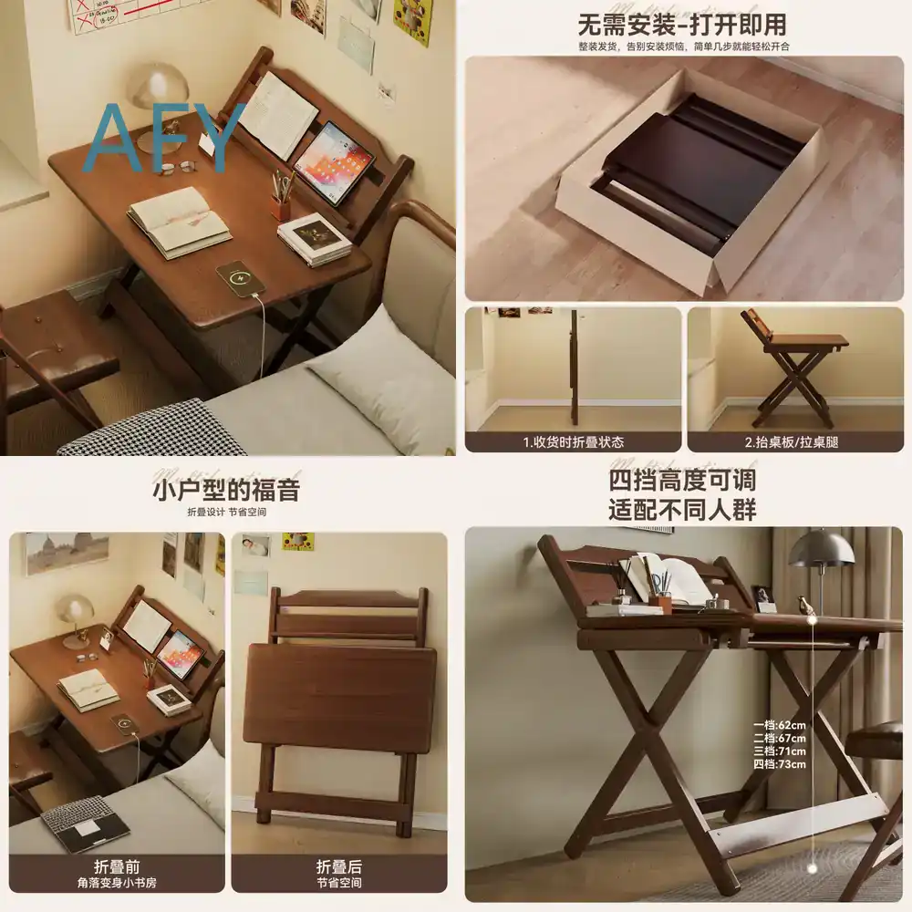 Home Office Of Ikea - Scrivania Pieghevole per Piccoli Spazi, Tavolino