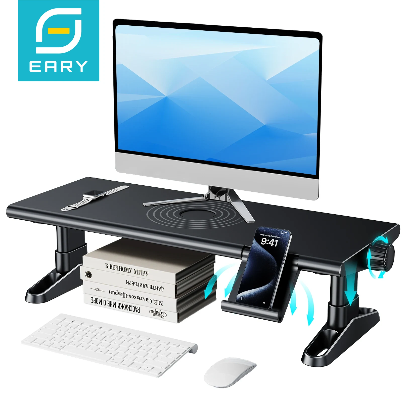 Monitor Riser Stand - Supporto per Monitor per Computer Eary