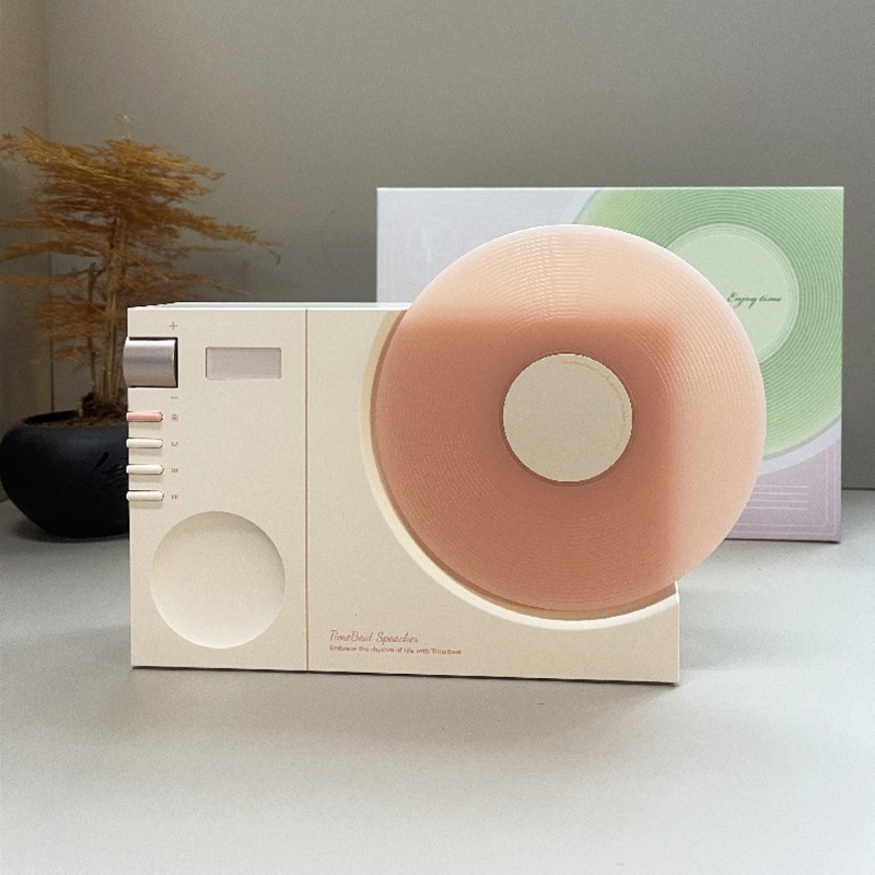 Home Office Of Amazon - Altoparlante Bluetooth Stile Giradischi Vintage, Speaker