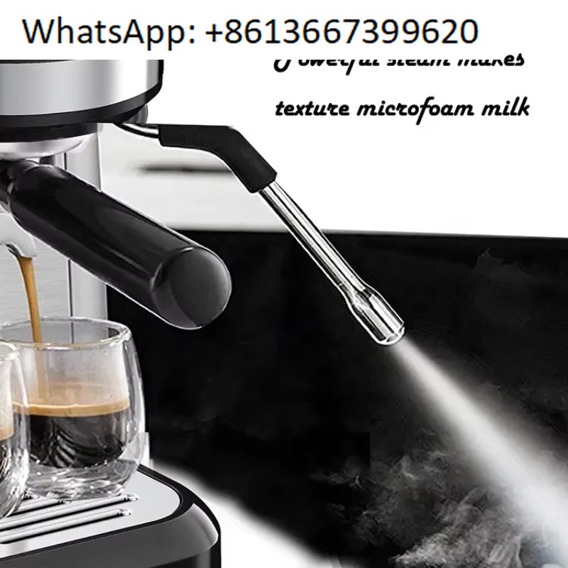 Home Office Moka - Macchina da Caffè Semi-automatica per Cappuccino,