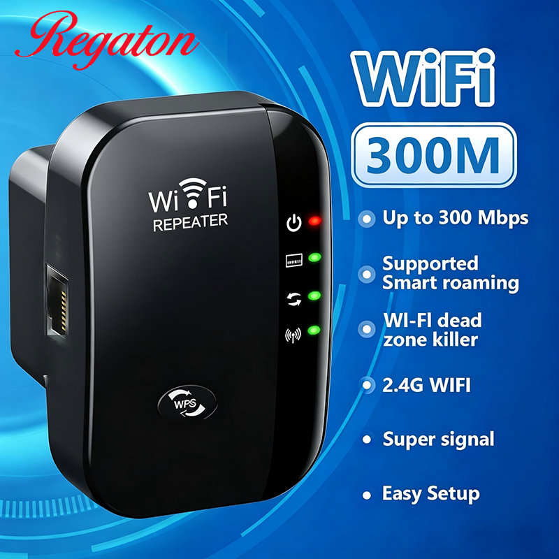Home Office Jobs - Ripetitore WiFi Wireless 300M 2.4GHz, Amplificatore