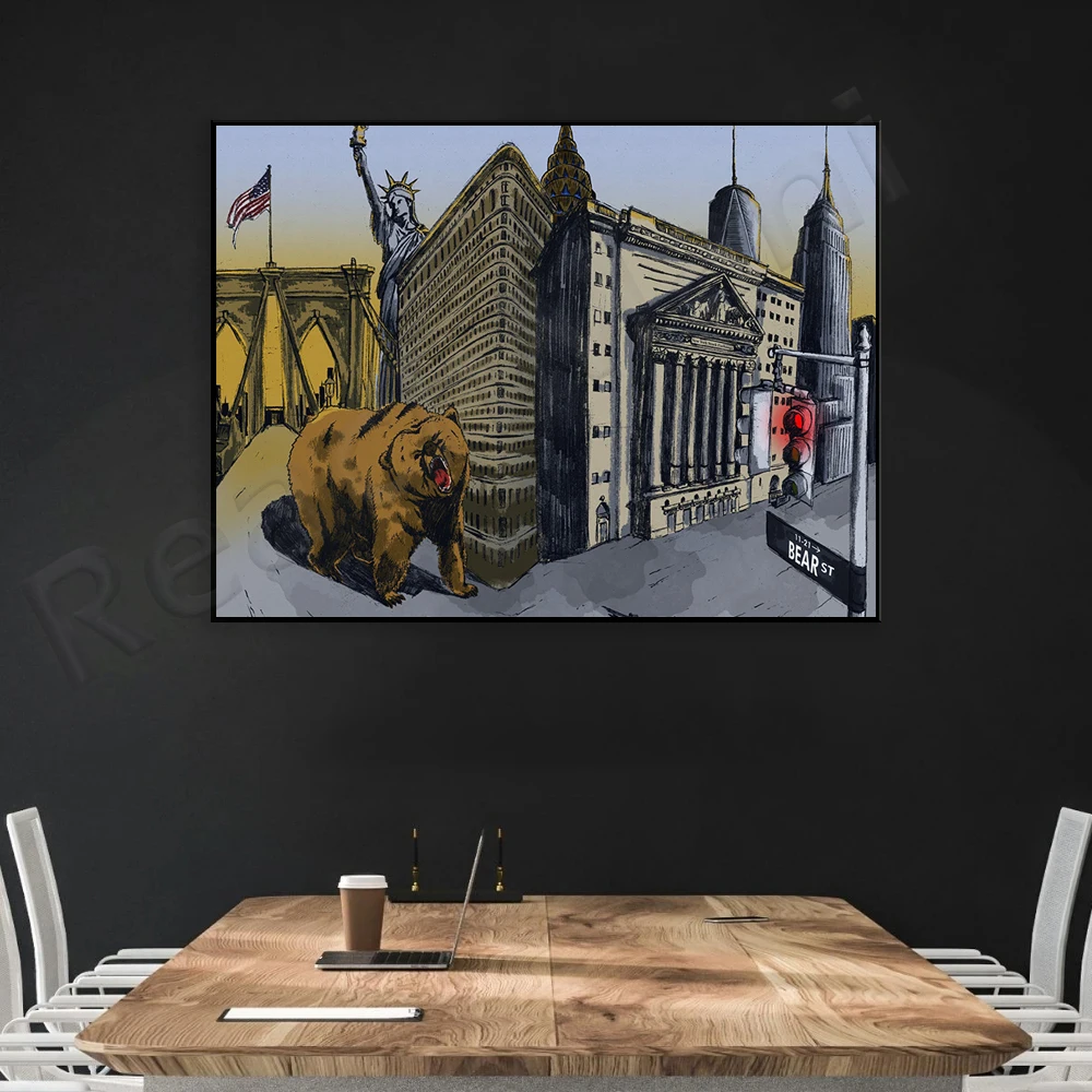 Home Office York - Opere d'arte dell'orso | Nuova York