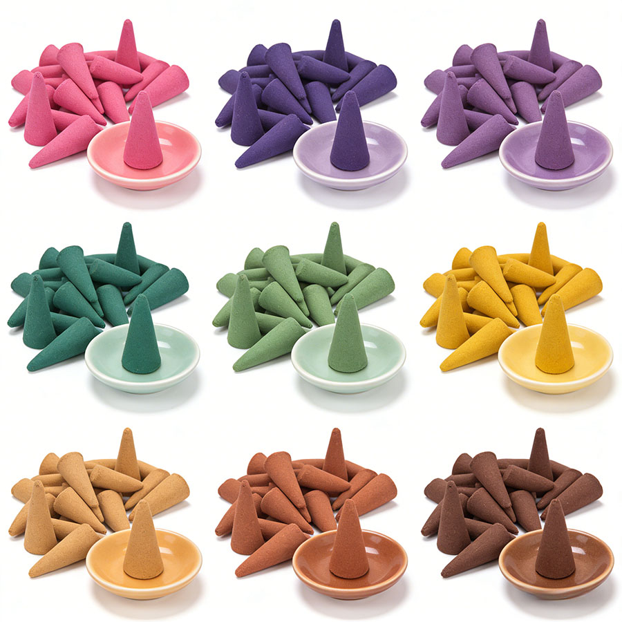 Home Office Yoga Room - Coni e pellet di incenso misti,