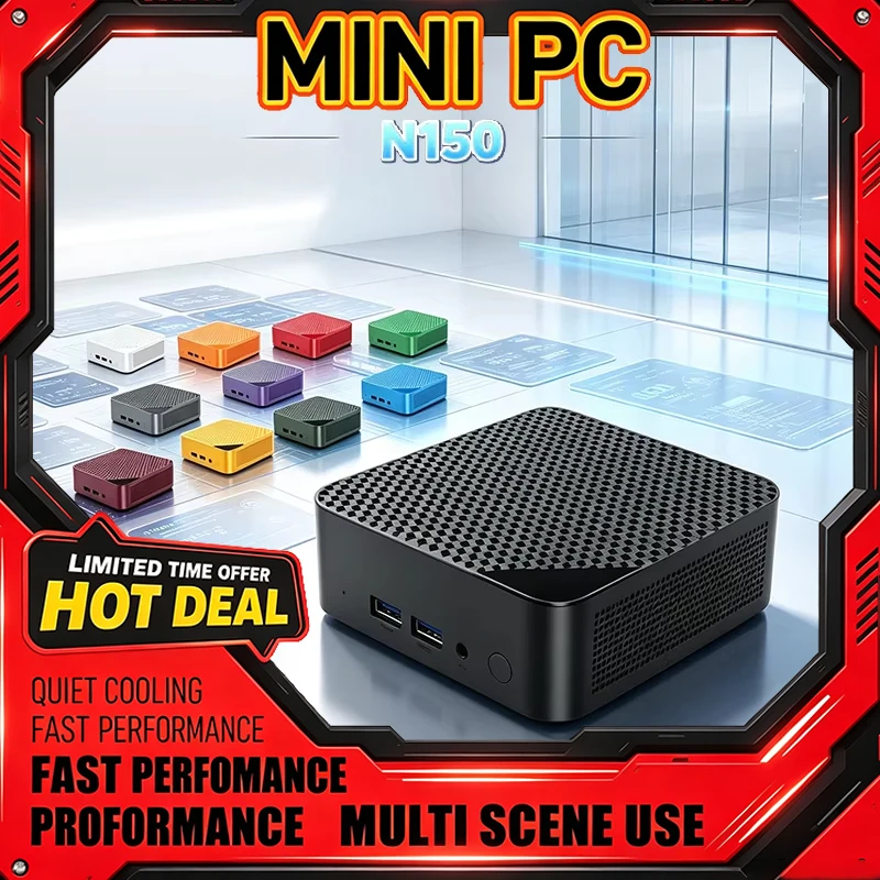 Home Office Windows 11 - Mini PC Intel Core N150 a