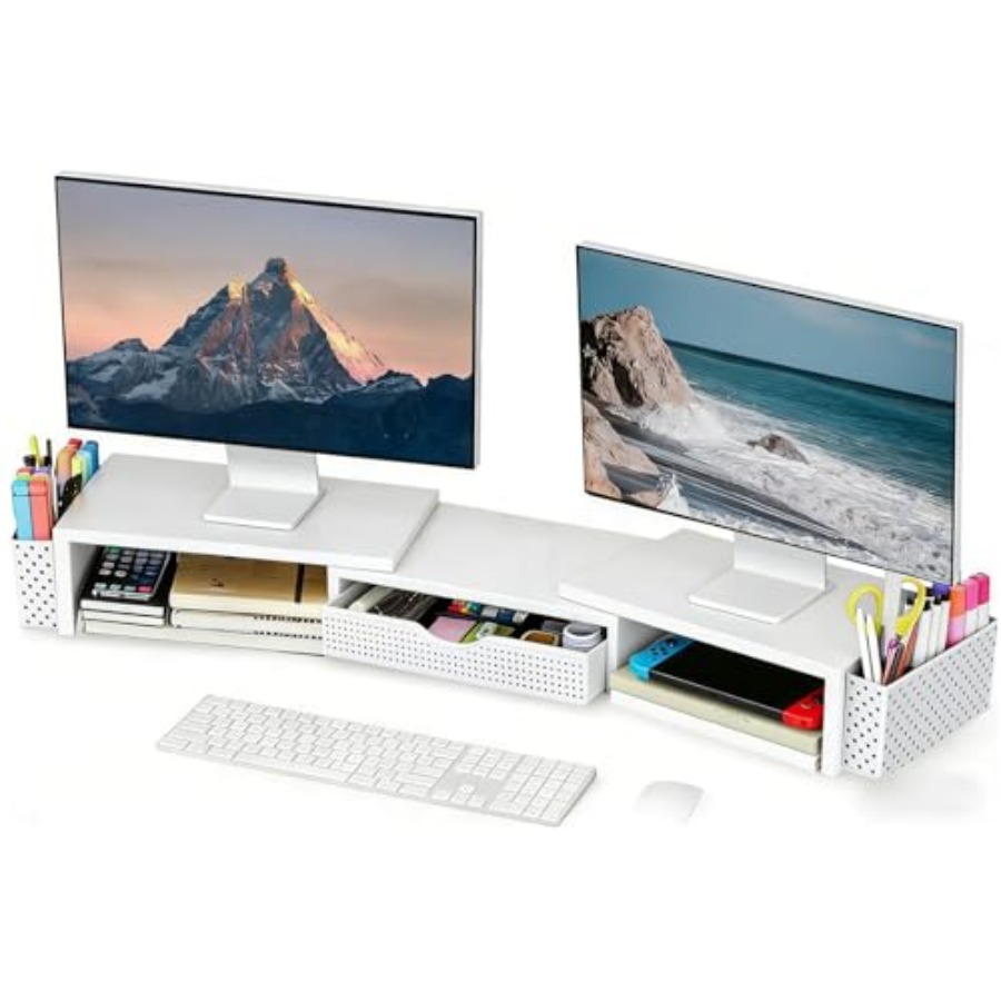 Monitor Riser Stand - Organizzatori e Accessori da Scrivania in