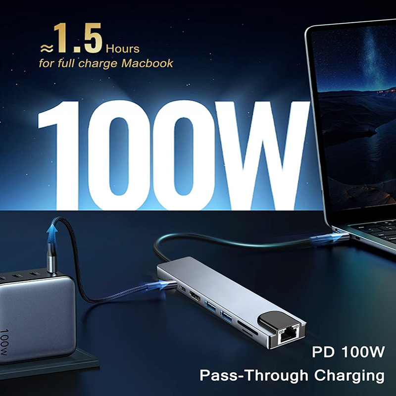 Hub USB tipo C 8 in 1 per MacB - Home Office For Mac recensione e prezzo