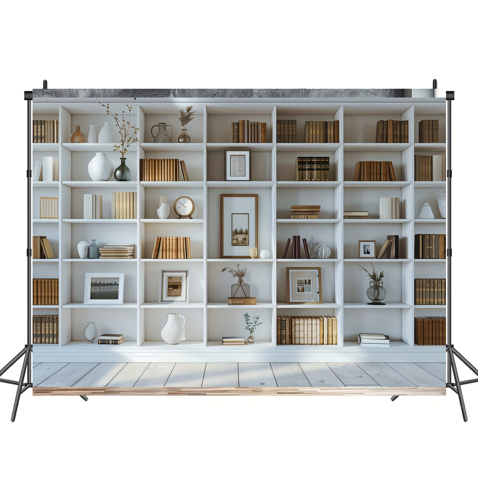1pc Sfondo bianco per libreria - Home Office Zoom Background Free recensione e prezzo