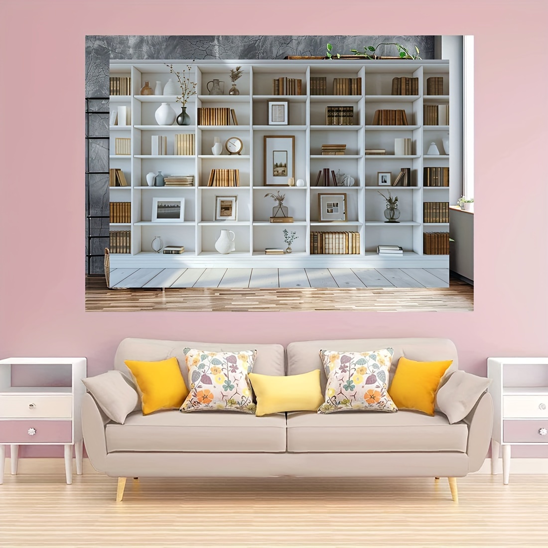 1pc Sfondo bianco per libreria - Home Office Zoom Background Free recensione e prezzo