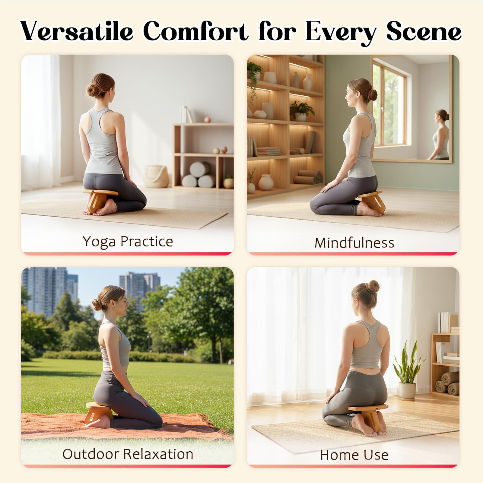 Sgabello da Preghiera in Legno - Home Office Yoga Room recensione e prezzo