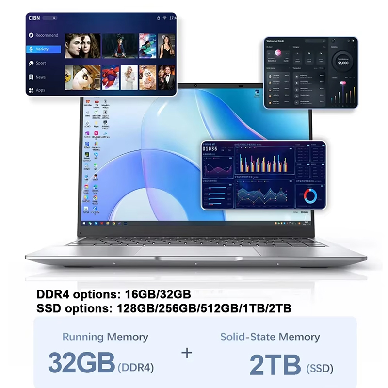 Nuovo Laptop Ultra Sottile 14. - Home Office Windows 11 recensione e prezzo