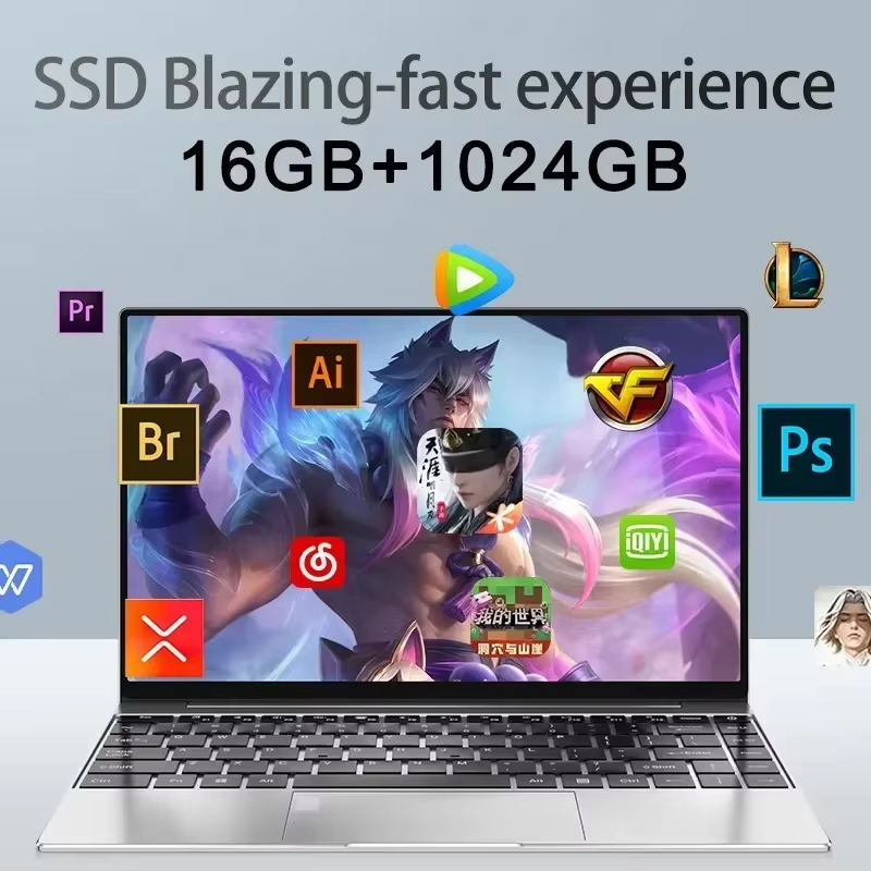 Nuovo Laptop Ultra Sottile 14. - Home Office Windows 11 recensione e prezzo