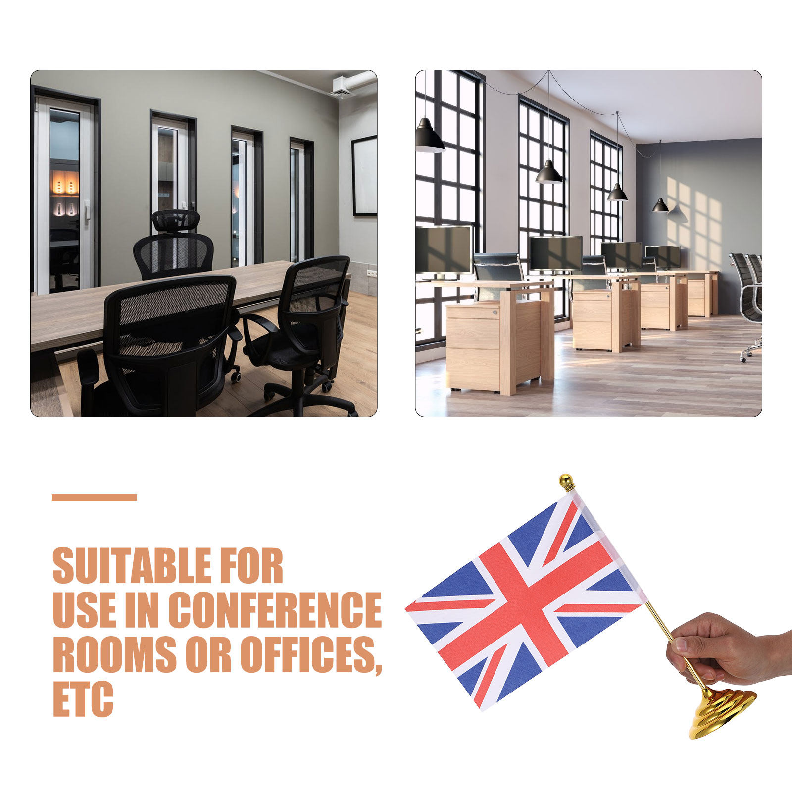 Set di Bandiere da Scrivania M - Home Office United Kingdom recensione e prezzo