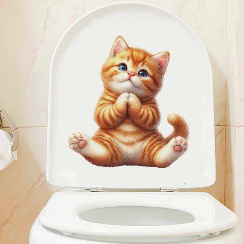 Yoga Cat Wall Sticker adesivi  - Home Office Yoga Room recensione e prezzo