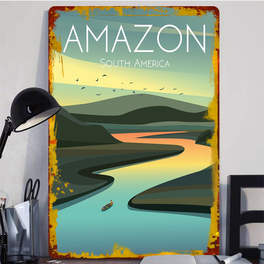Decorazione da parete in metal - Home Office Of Amazon recensione e prezzo