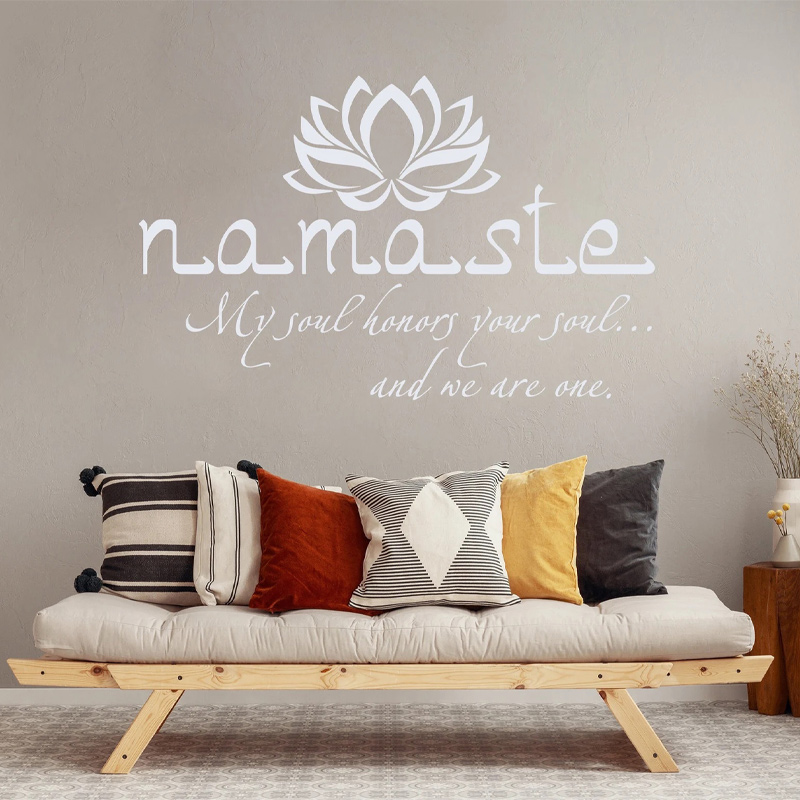 Namaste Quotes Wall Sticker vi - Home Office Yoga Room recensione e prezzo