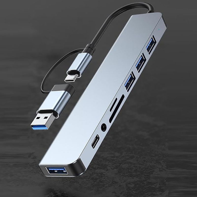 Hub USB C 8 in 1 con 4 Porte U - Home Office For Mac recensione e prezzo