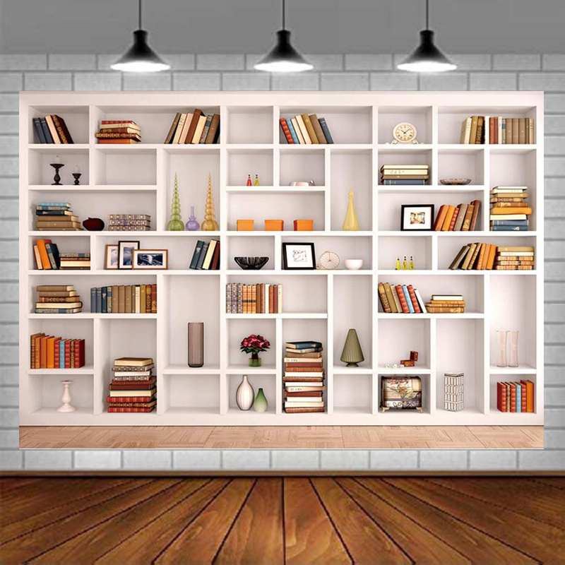 Sfondo Fotografico Libreria Bi - Home Office Zoom Background Free recensione e prezzo