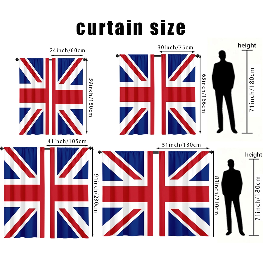 2 tende multicolori con motivo - Home Office United Kingdom recensione e prezzo