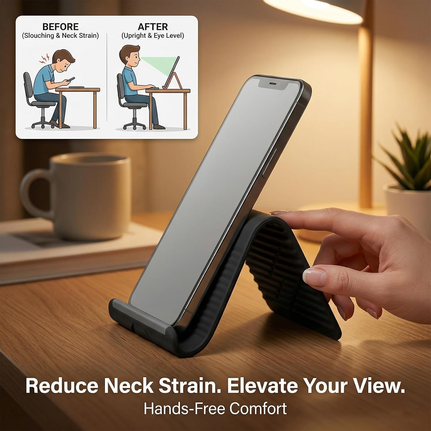 Supporto per telefono in silic - Home Office Jobs recensione e prezzo