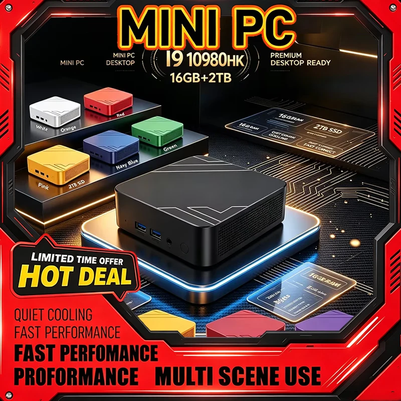 Mini PC Intel I9 10980HK a 13  - Home Office Windows 11 recensione e prezzo