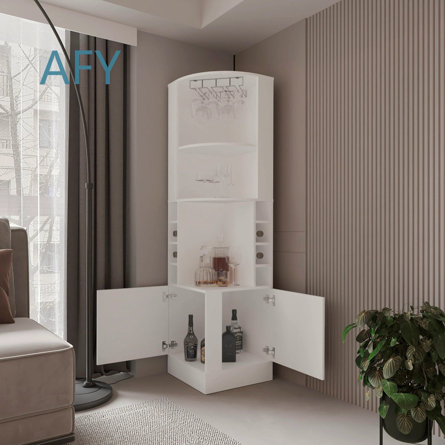 Mobile Bar Angolare Bianco con - Home Office Of Ikea recensione e prezzo