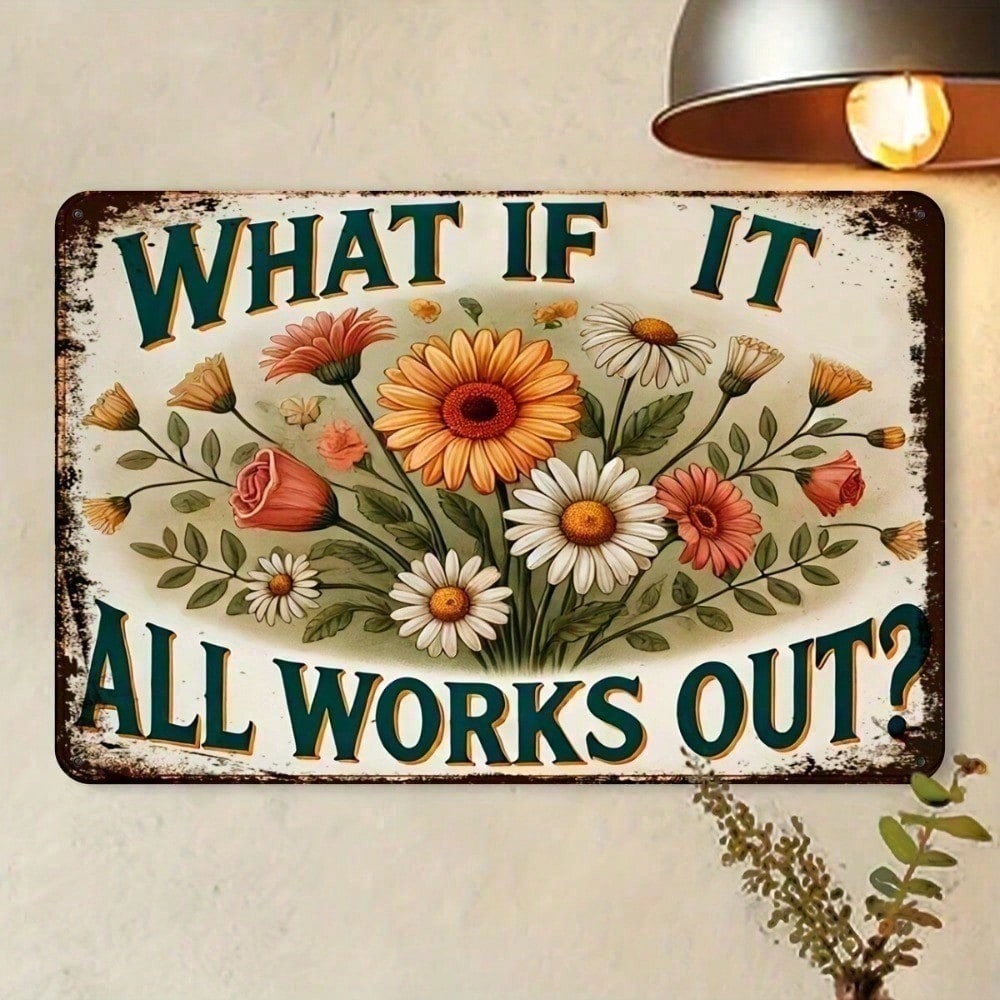 Targa Vintage in Metallo 'Cosa - Home Office What Is It recensione e prezzo