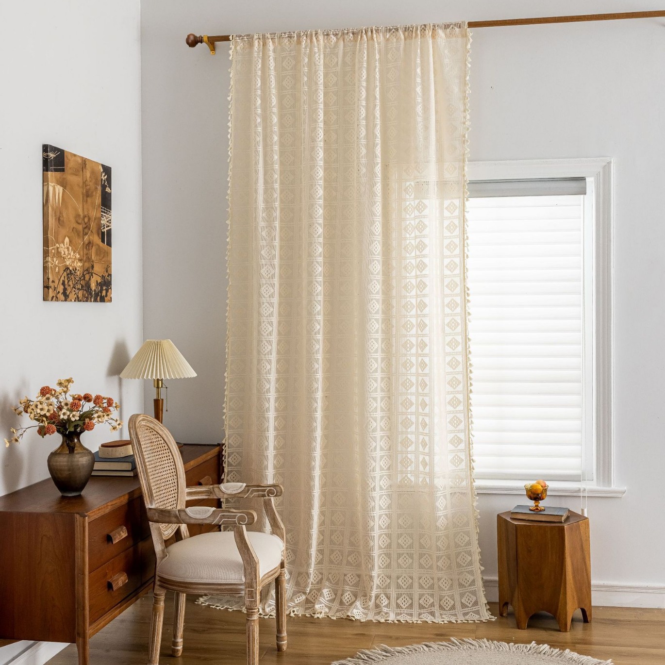 Tende di Lusso in Pizzo Bohemi - Home Office Of Amazon recensione e prezzo