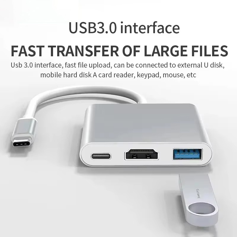 Adattatore 3 in 1 da USB-C a H - Home Office For Mac recensione e prezzo