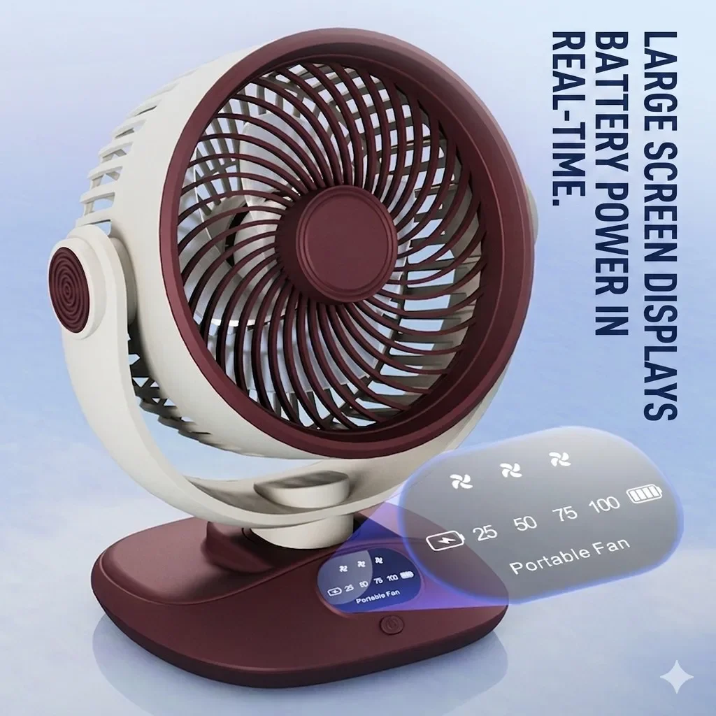 Ventilatore da tavolo ricarica - Home Office Jobs recensione e prezzo