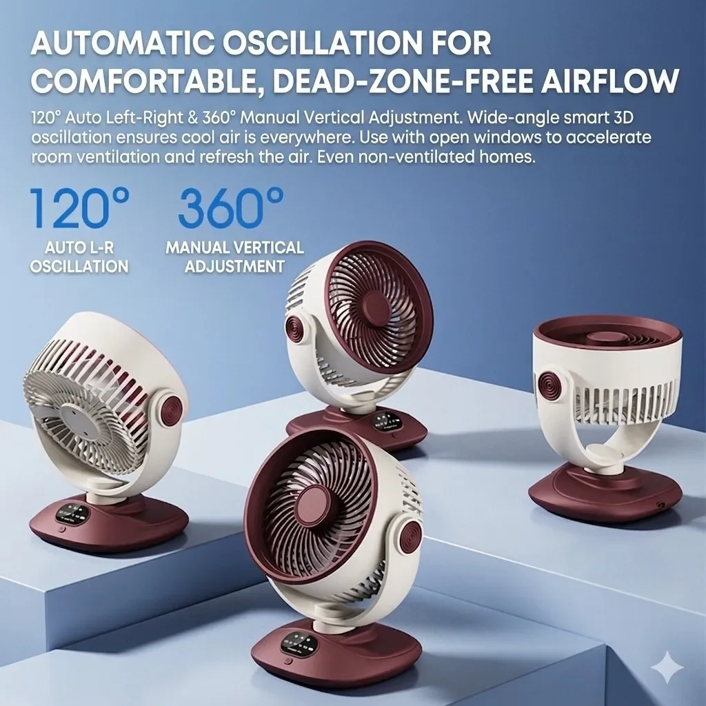 Ventilatore da tavolo ricarica - Home Office Jobs recensione e prezzo